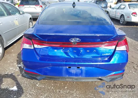 2022 Hyundai Elantra Limited from USA, damaged, VIN 5NPLP4AG8NH065295